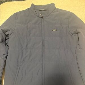 Travis Mathew Navy Puffer Jacket
